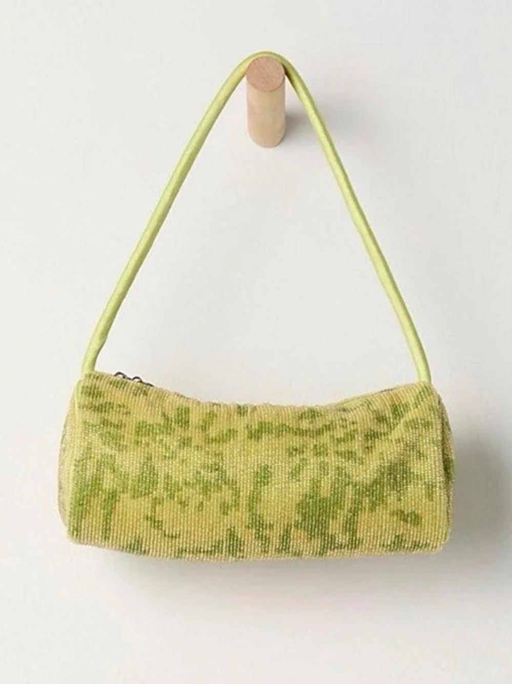NWT Free People Bailey Beaded Barrel Bag